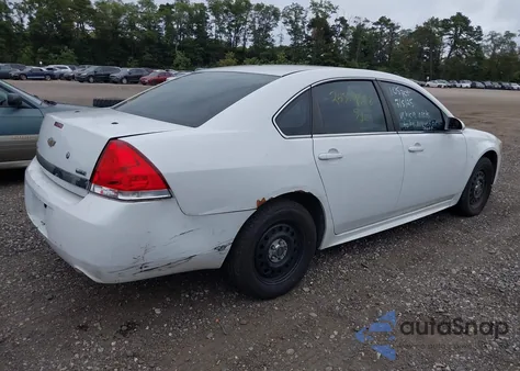 2010 Chevrolet Impala Police from USA, damaged, VIN 2G1WD5EMXA1213429